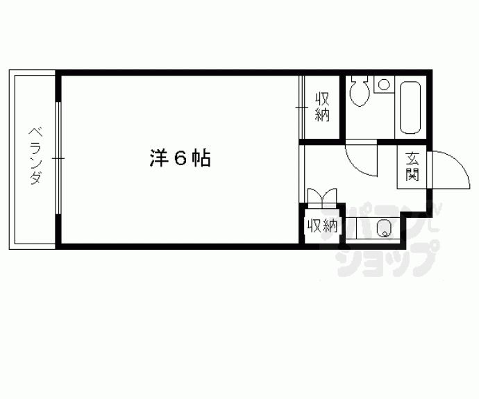 【サンコーポ白川】間取