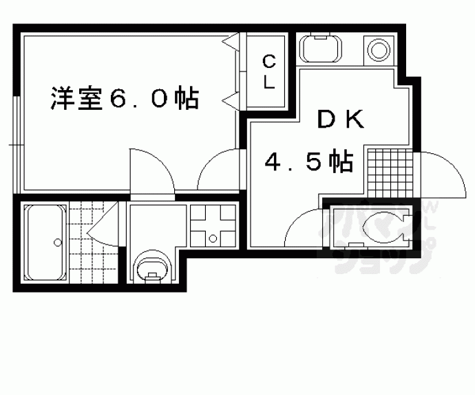 【日比アパート】間取