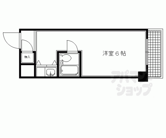 【コスモＬ下鴨】間取