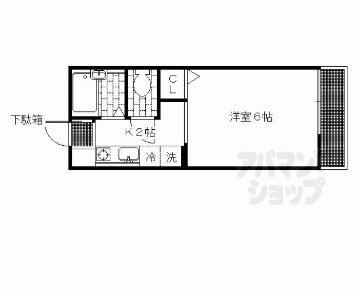 【ハイツ銀華】間取