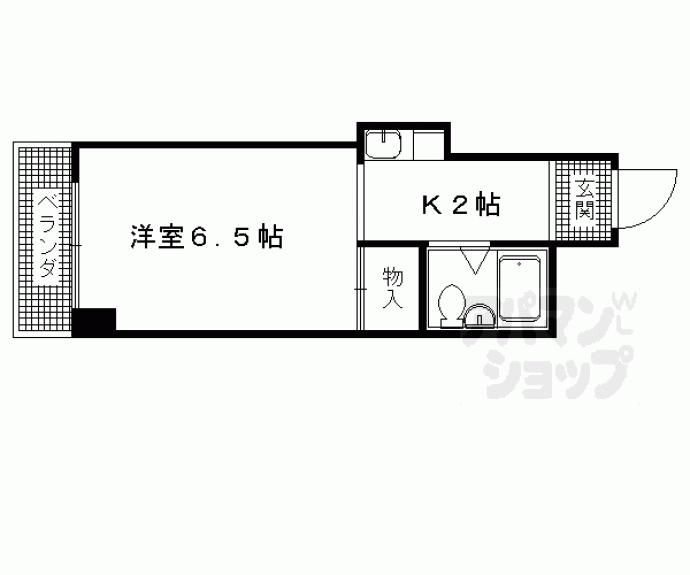 【シャンブル伊川】間取