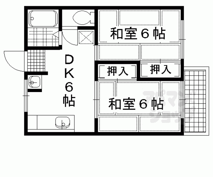 【グリーンヒルおぐら】間取