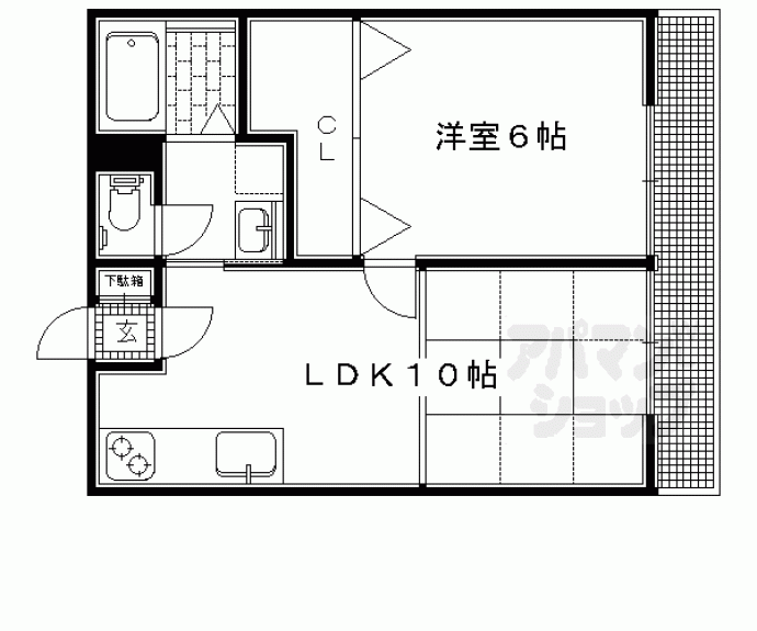 【サンハイツ】間取