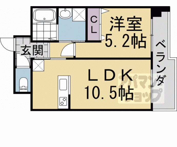 【高野ＫＮビル】間取