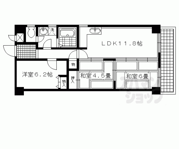 【ウイングプラザ２８４】間取