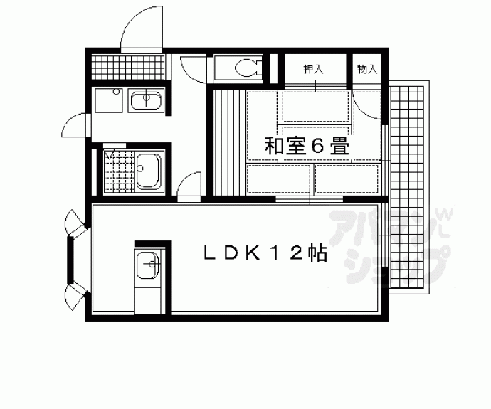 【東川ハイツⅡ号館】間取