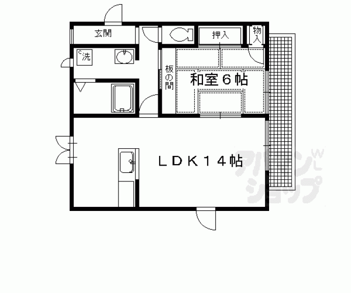 【東川ハイツⅡ号館】間取