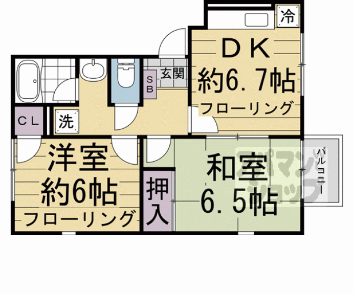 【エクセレントさわらぎ】間取