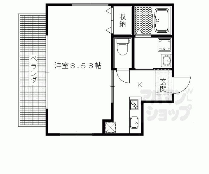 【エクセレント出町柳】間取