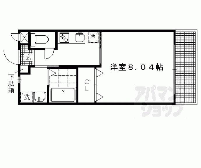 【エクセレント出町柳】間取