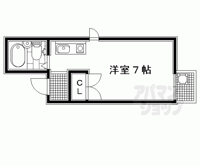 【コーポ近江屋】間取