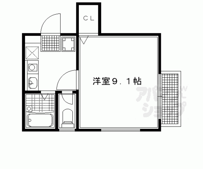 【リバーパレス高野】間取