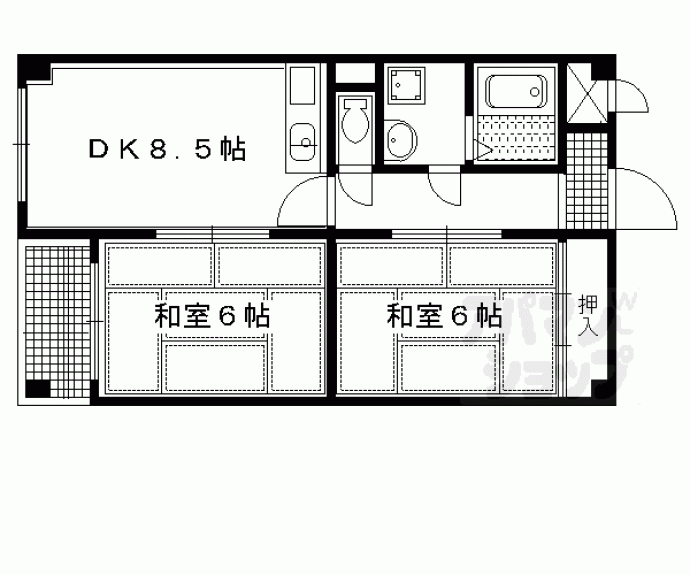 【オークハイツ】間取