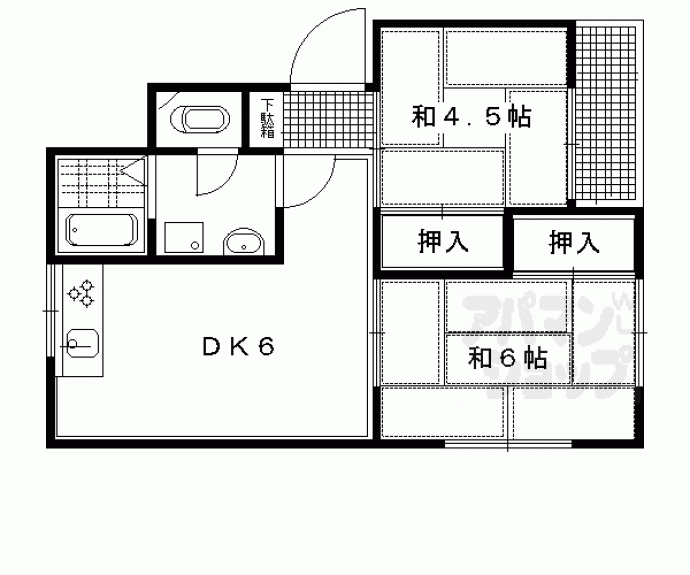 【マンション叡和】間取