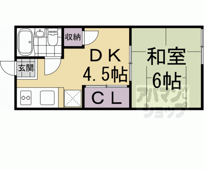 【ハイツ銀閣苑】間取