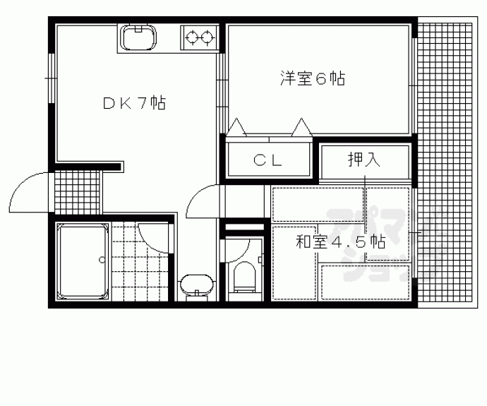 【緑峰苑】間取