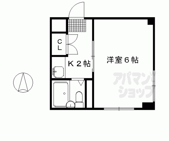 【プチシャトー鴨川】間取