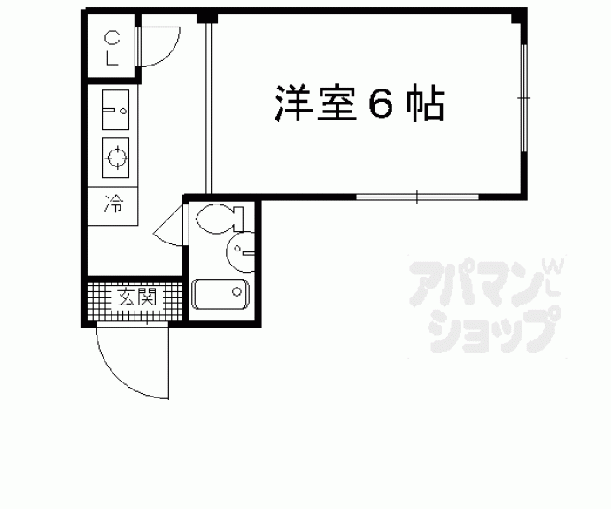 【プチシャトー鴨川】間取