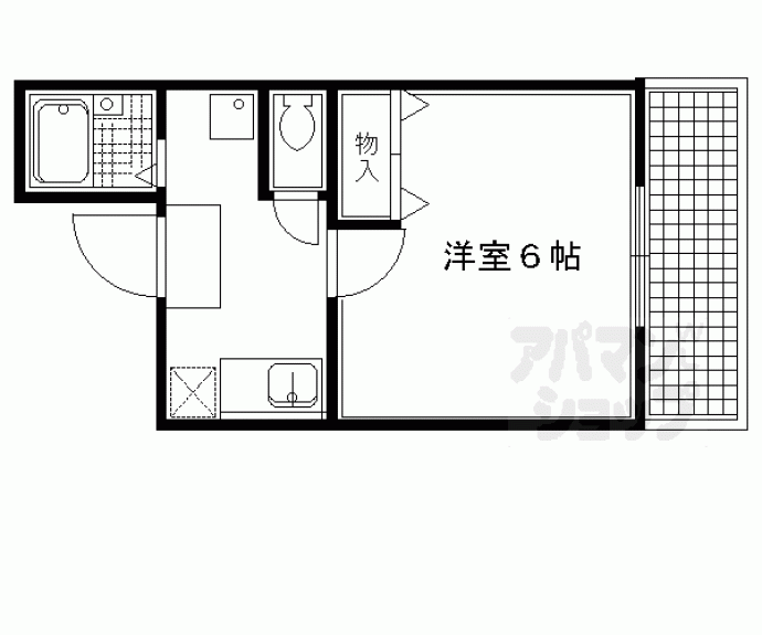 【スイートルーム聖護院西】間取