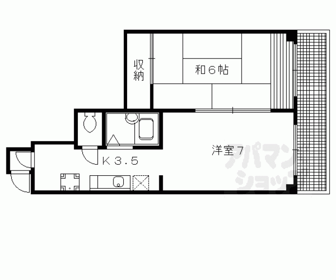 【第２洛北サンハイツ】間取