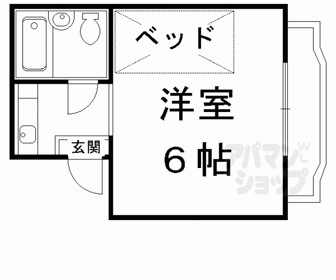 【ヴィラ鞍馬口】間取