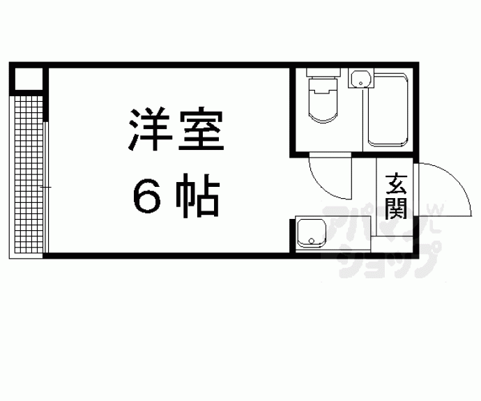 【ヴィラ鞍馬口】間取