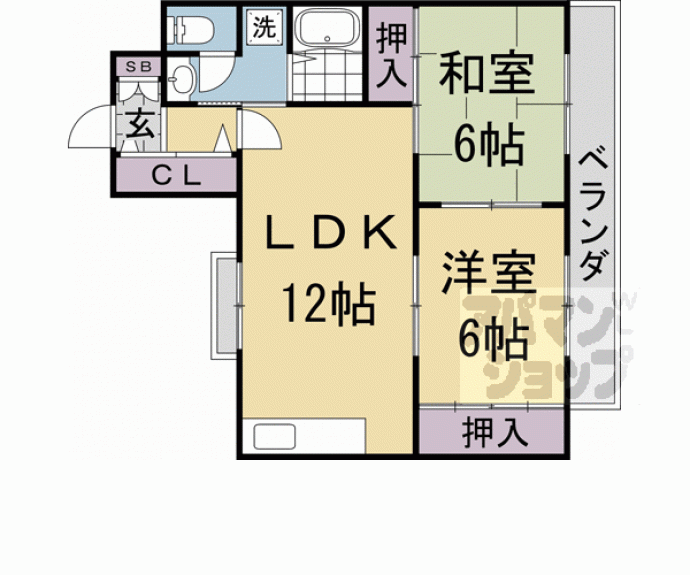 【第二高原マンション】間取