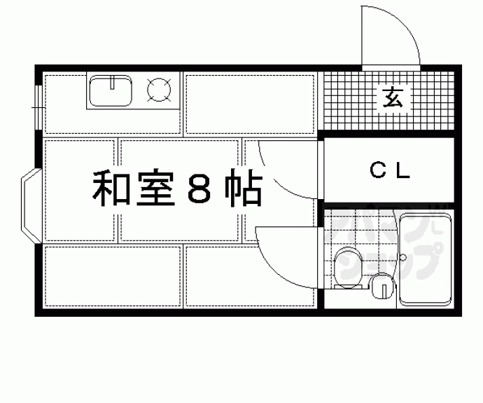 【高野マンション】間取