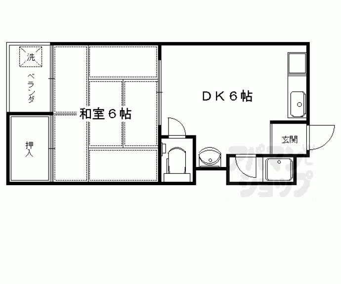 【石川ハイツ】間取