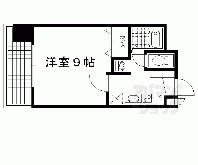 【ハウスセゾン今出川河原町】間取