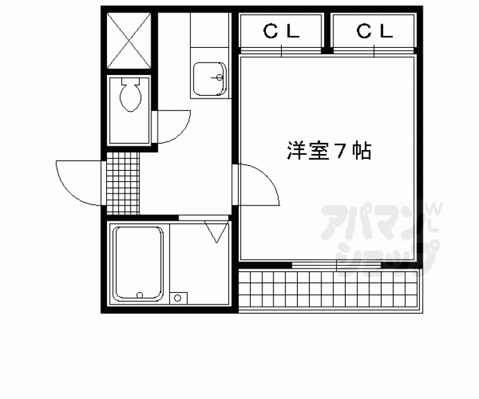 【ドメーヌ新町】間取