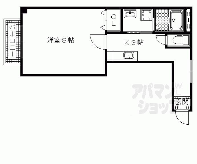 【ＭＥＳＡ　ＶＥＲＤＥ　西陣】間取