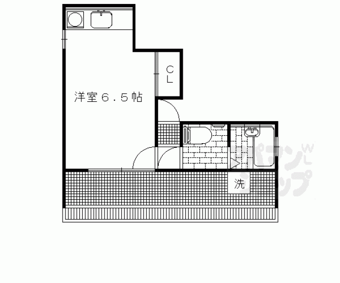 【バウハウス北白川】間取