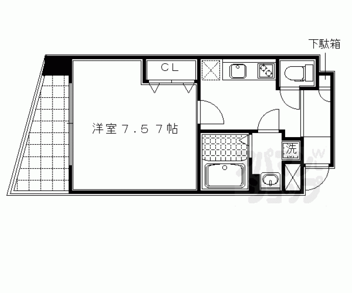 【Ｈ・Ｆ烏丸鞍馬口レジデンス】間取