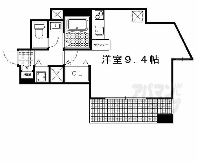 【スワンズ京都西陣】間取