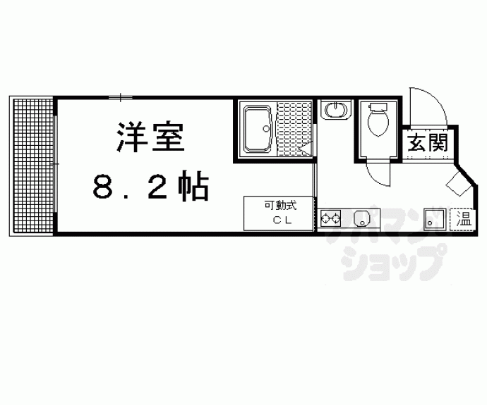 【サンセール紫野】間取