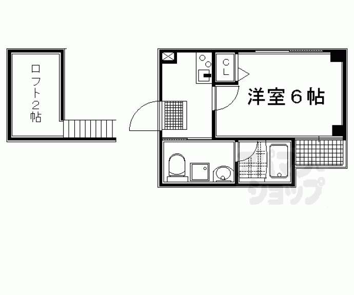 【アストレア京都五辻町】間取