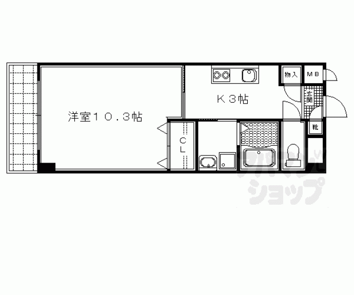 【ウィステリア壱番館】間取