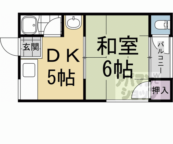 【東丸太町マンション】間取