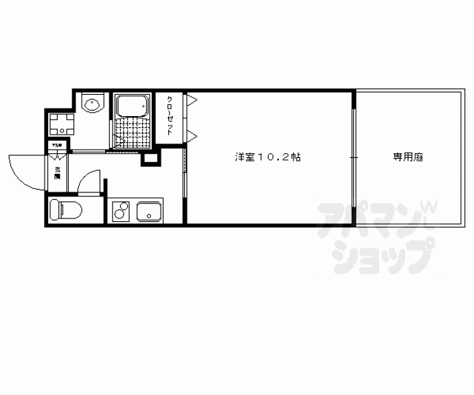 【ウィステリア弐番館】間取