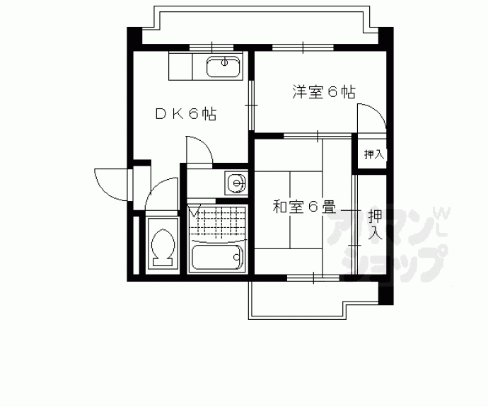 【第２谷口マンション】間取