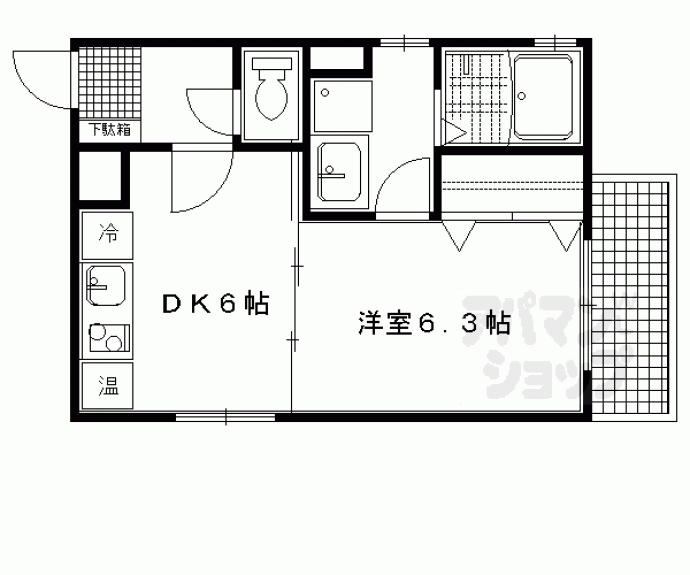 【ＶＩＡ鴨川東】間取