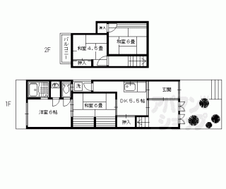 【北白川蔦町貸家】