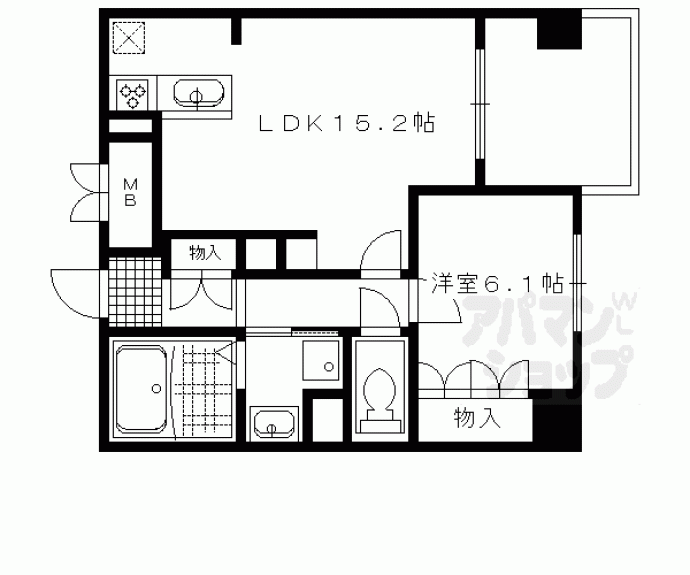 【アバンエスパス鴨川】間取