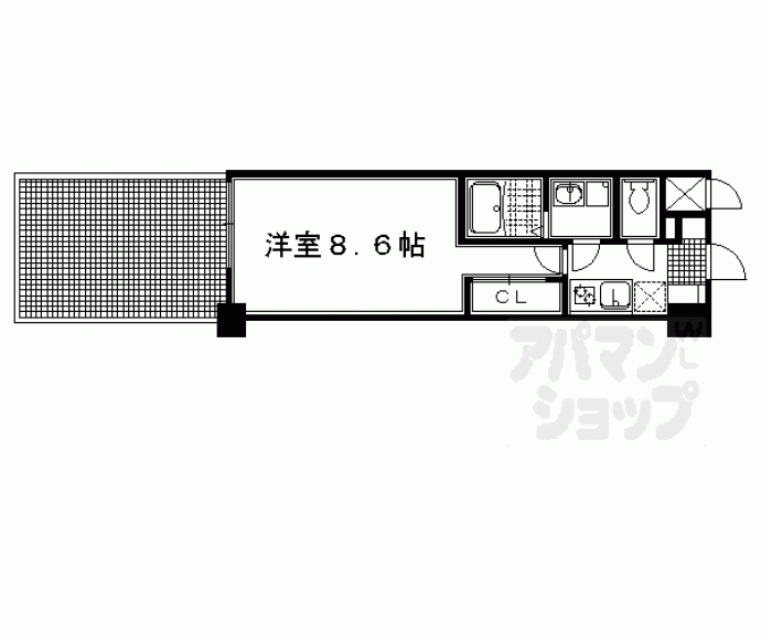 【インベスト京都修学院】間取