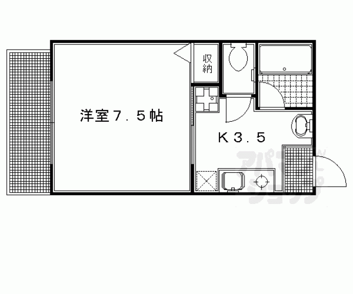 【エスメラルダ北白川】間取