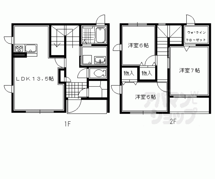 【ビューガーデン洛北】間取