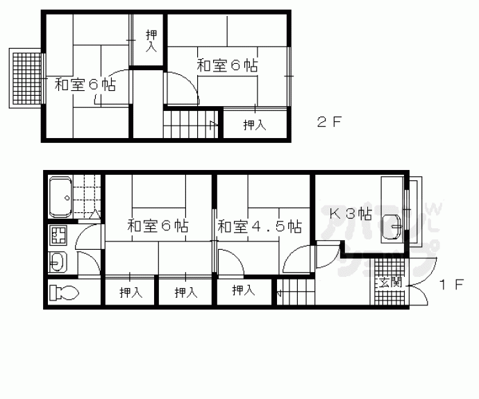 【一乗寺塚本町リースホーム】間取