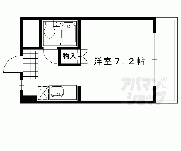 【プラッツＭ一号館】間取