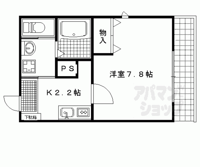 【カーサ桜馬場】間取